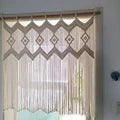 Hand-woven  Macramé Cotton Door Cover, Curtain or Tapestry