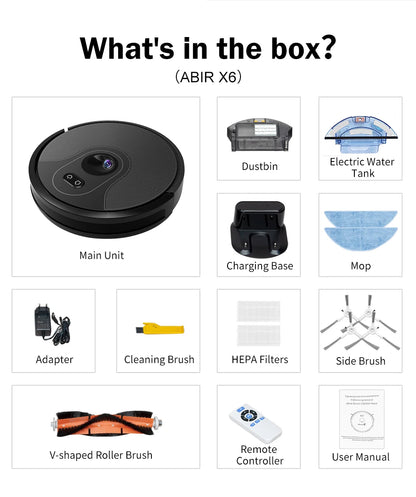 ABIR X6 Robot Vacuum Cleaner