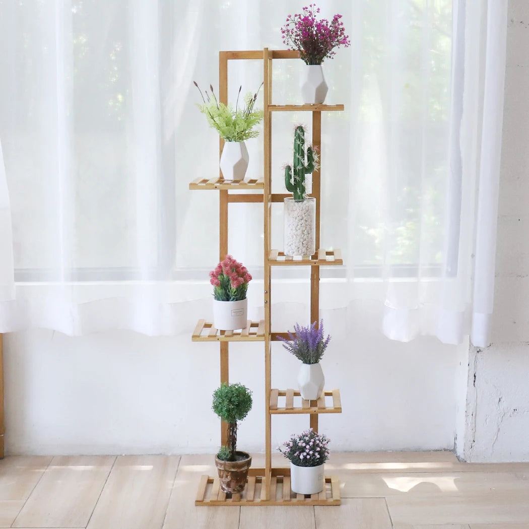 Bamboo 5 / 6  Tier  Plant Stand Rack