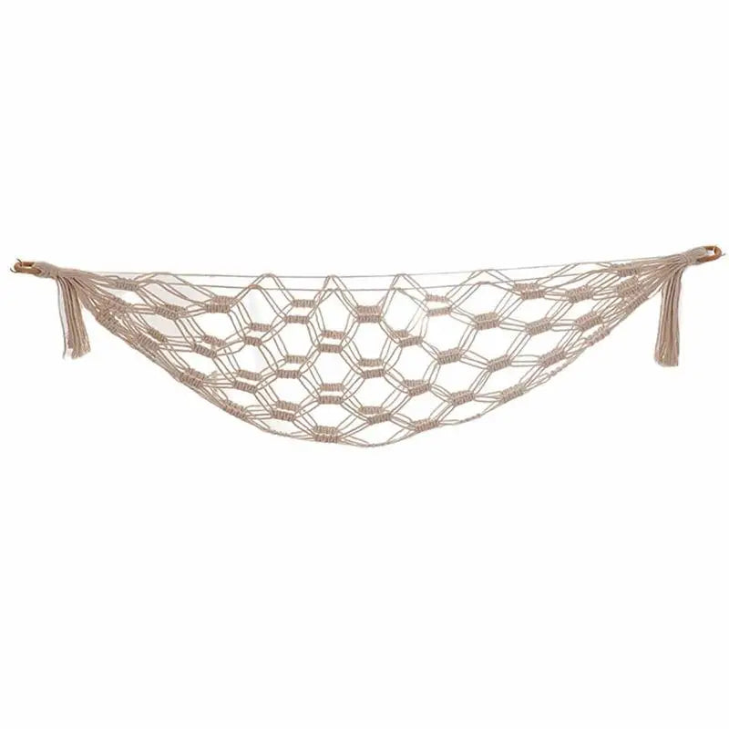 Macrame Hammock Net Toys Storage Boho Decor Children Room Toys Stuffed Animals Toys Hammock Net Organize Bohemia Storage Holder