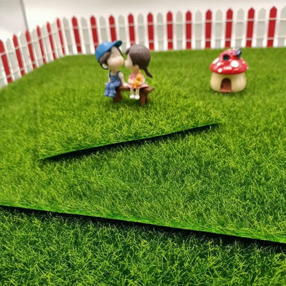 Mini Artificial Moss Turf Lawn Wall Green Plants DIY Simulation Grass Board Garden Micro Landscape Decor Moss Dollhouse 30*30cm