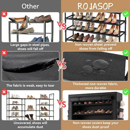 Large Shoe Rack Storage up to 50-55 Pairs Shoes or Boots