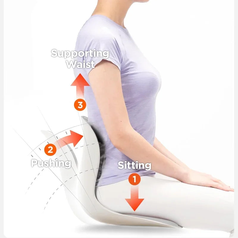 Ergonomic waist protection, posture correction cushion