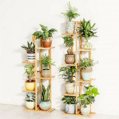 Bamboo 5 / 6  Tier  Plant Stand Rack