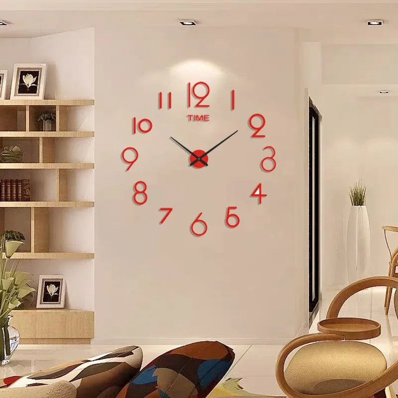 DIY Modern Design Large Wall Clock