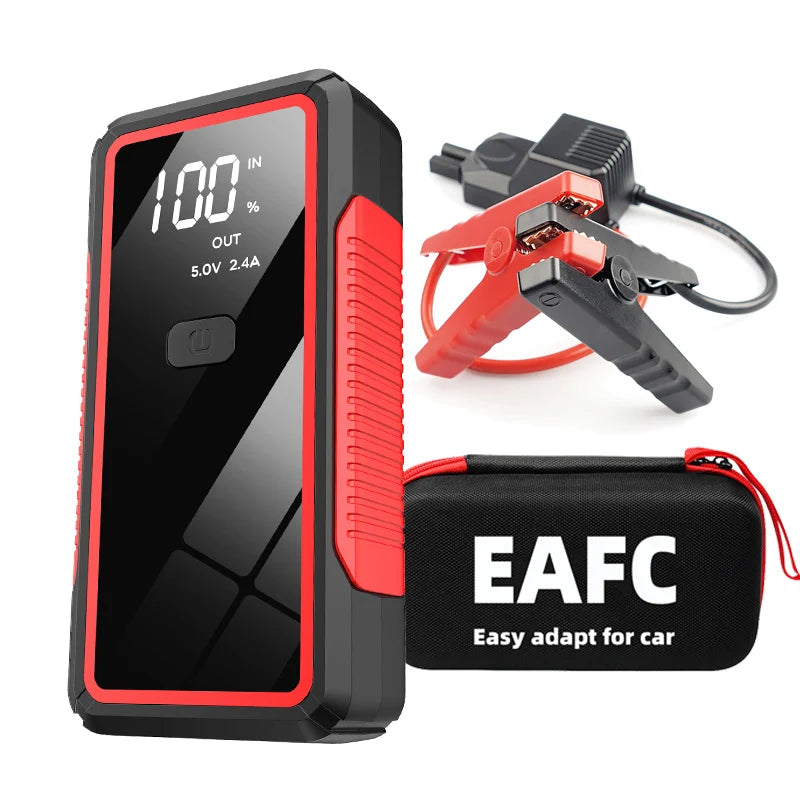 EAFC 600A and 2000A Jump Starter, Power Bank and Portable Charger. Starting Device For 6.0L/4.0L Emergency Car Battery Jump Starter