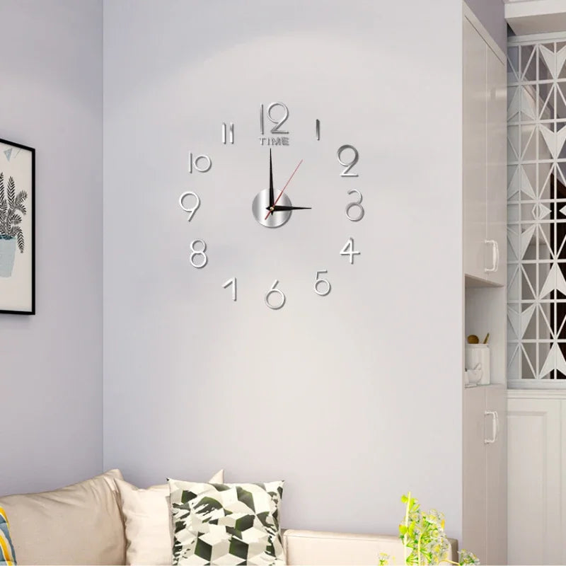 DIY Modern Design Large Wall Clock