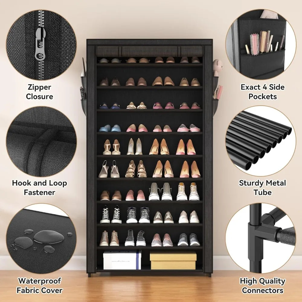 Large Shoe Rack Storage up to 50-55 Pairs Shoes or Boots