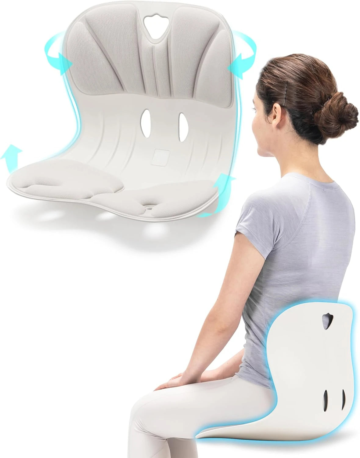 Ergonomic waist protection, posture correction cushion