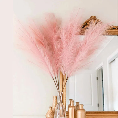 39inch Fluffy Artificial Pampas Grass Flower for Boho Decor