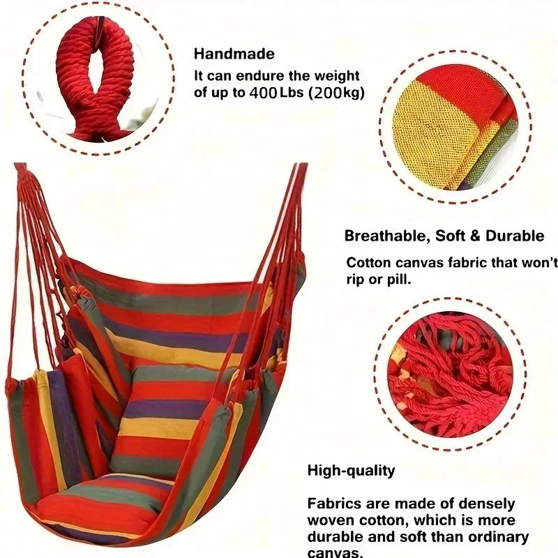 Indoor/Outdoor Hammock Comfortable Durable