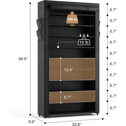 Large Shoe Rack Storage up to 50-55 Pairs Shoes or Boots