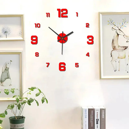 DIY Modern Design Large Wall Clock