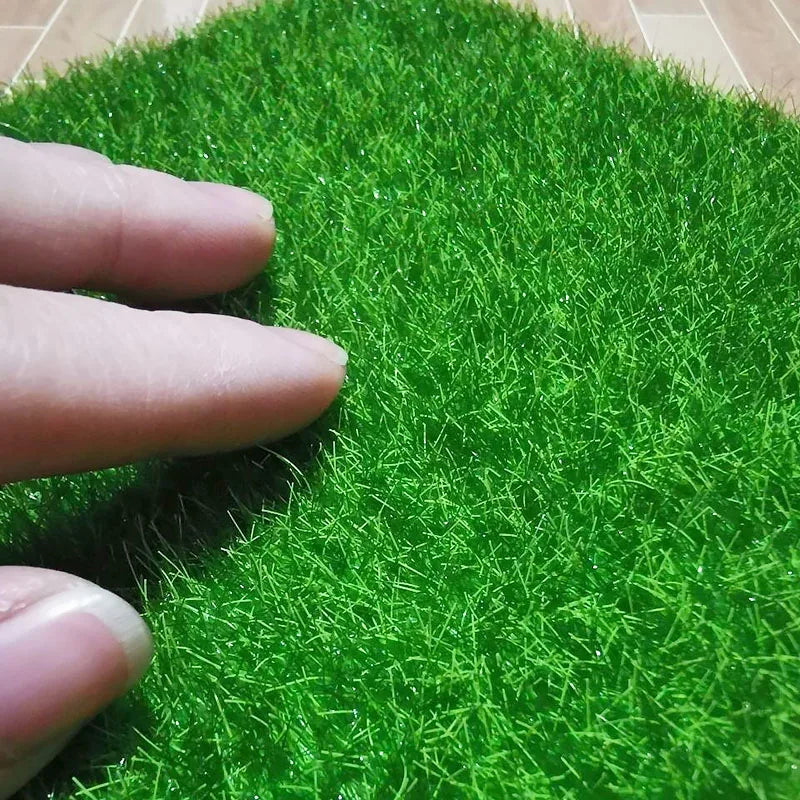 Mini Artificial Moss Turf Lawn Wall Green Plants DIY Simulation Grass Board Garden Micro Landscape Decor Moss Dollhouse 30*30cm