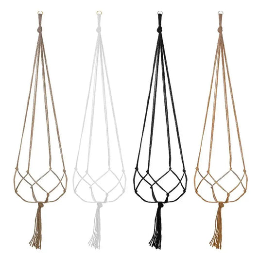 Braided Macramé Hanging Basket