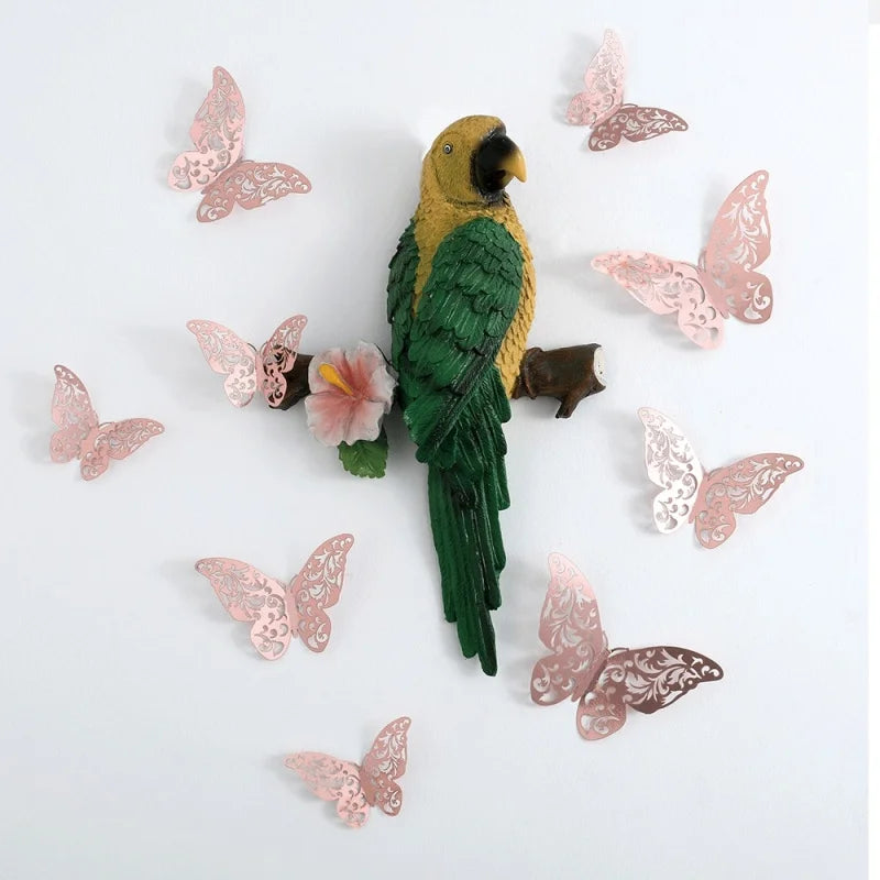 3D Hollow Butterfly Wall Stickers (12 Pcs)