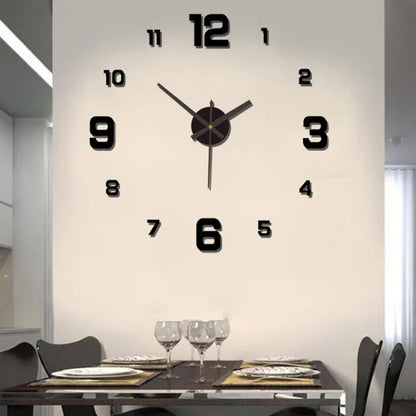 DIY Modern Design Large Wall Clock