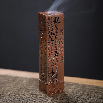 Alloy Buddhist Sutra Incense Stick Burner