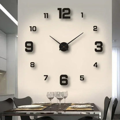 DIY Modern Design Large Wall Clock