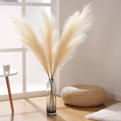 39inch Fluffy Artificial Pampas Grass Flower for Boho Decor