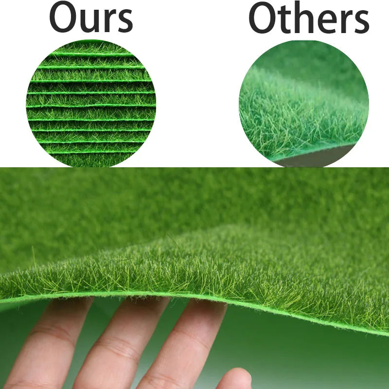 Mini Artificial Moss Turf Lawn Wall Green Plants DIY Simulation Grass Board Garden Micro Landscape Decor Moss Dollhouse 30*30cm