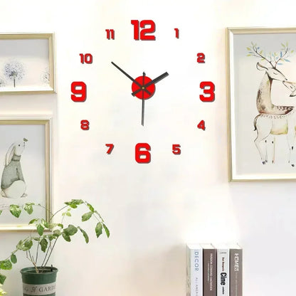 DIY Modern Design Large Wall Clock