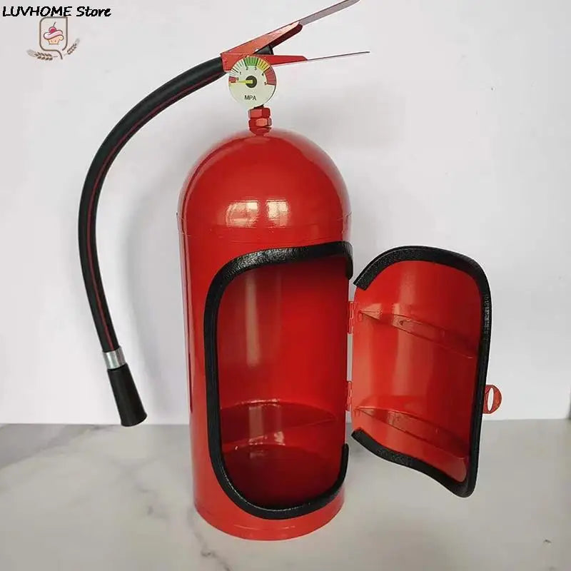 Mini Bar Wine Cabinet Fire Extinguisher Shape Wine Cabinet Storage  Decoration