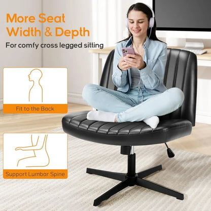 Cross Legged Office Chair