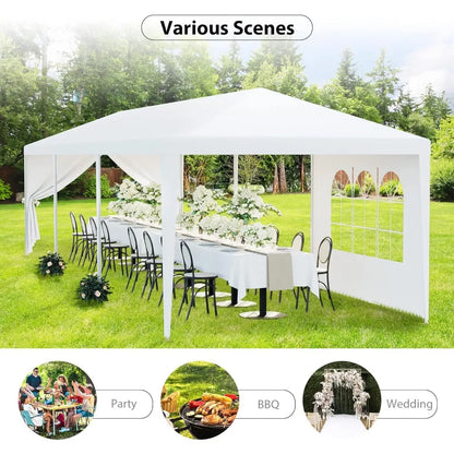 10'x30' Outdoor Canopy Tent with Removable Sidewalls