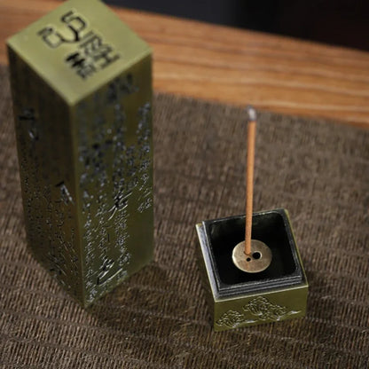 Alloy Buddhist Sutra Incense Stick Burner