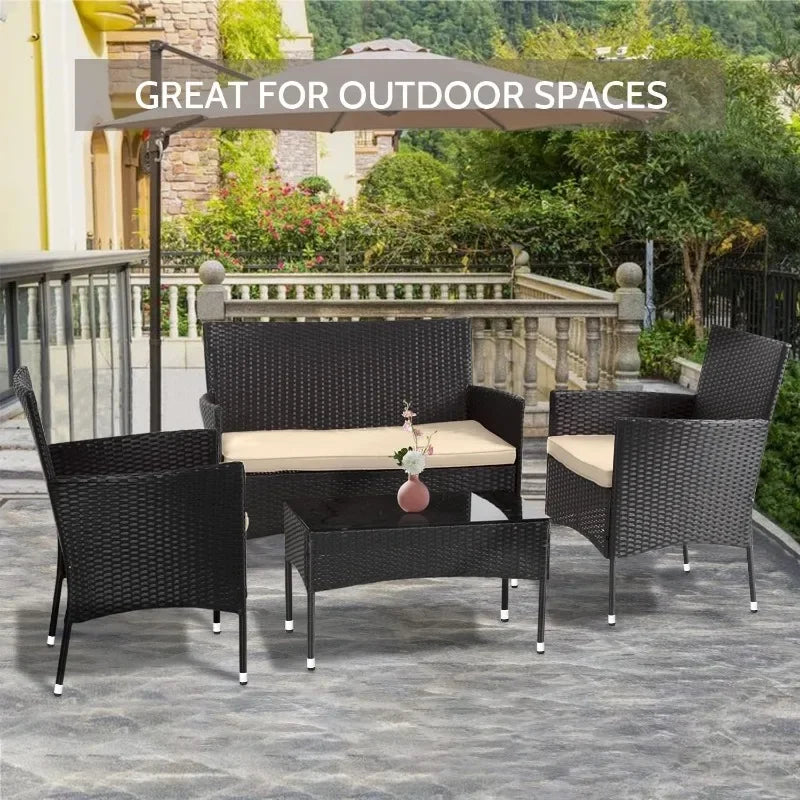 4-Piece Patio Furniture Set