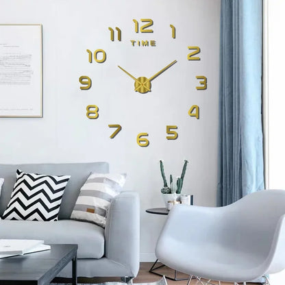 DIY Modern Design Large Wall Clock