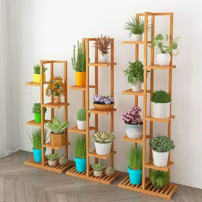 Bamboo 5 / 6  Tier  Plant Stand Rack