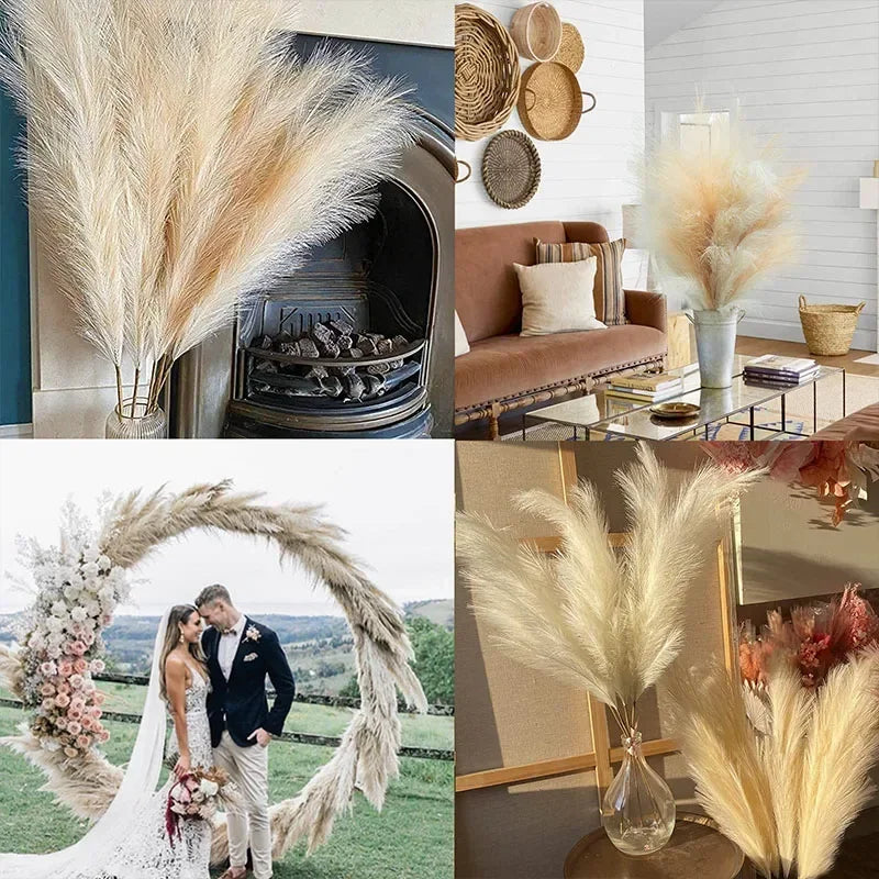 39inch Fluffy Artificial Pampas Grass Flower for Boho Decor