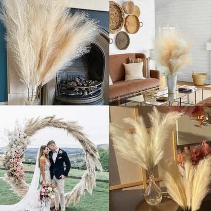 39inch Fluffy Artificial Pampas Grass Flower for Boho Decor