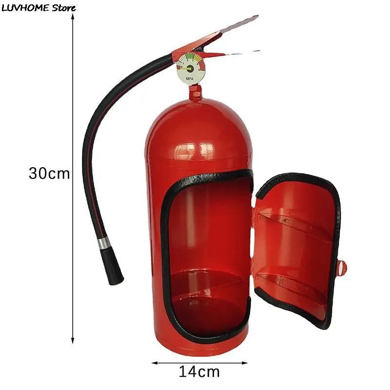 Mini Bar Wine Cabinet Fire Extinguisher Shape Wine Cabinet Storage  Decoration